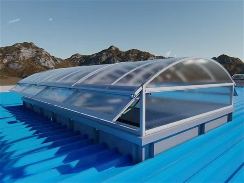 圆拱型电动采光排烟天窗